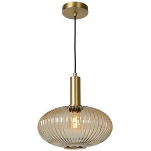 Lucide Hanglamp Maloto Amber ⌀30cm E27 | Hanglampen