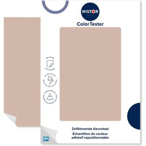 Histor Kleurtester Mat - Dekkend - Makkelijk te Verwijderen - Kleurecht - Latte Ice - Beige