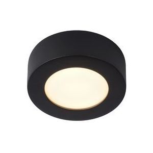 Lucide Plafondlamp Brice Zwart ⌀11,7cm 8w | Badkamerverlichting
