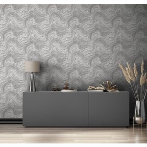 Noordwand - Textura - Vliesbehang - Grijs - 0.53 cm x 10.05 m