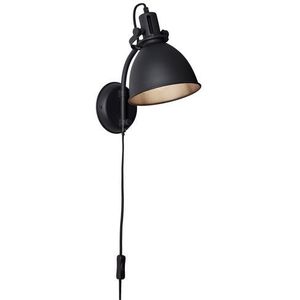 Brilliant Wandlamp Jesper Zwart E27