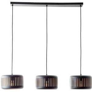 Brilliant Hanglamp Tyas Zwart Goud 3xe27 | Hanglampen
