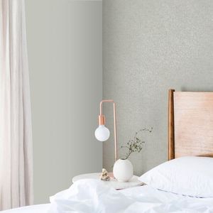 Decomode Vliesbehang Linen Shimmer Grijsgroen | Vliesbehang