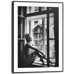 Schilderij Ballerina Slim Frame 30 X 40 Cm | Muurdecoratie