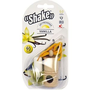Shake Luchtverfrisser + Navulling Vanille 4,5ml 2 Stuks | Autoreiniging