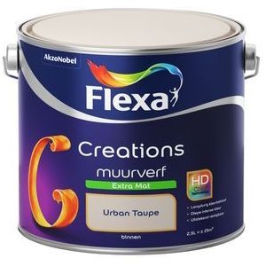 Flexa Muurverf Creations Extra Mat 3024 Urban Taupe 2,5l