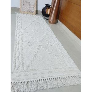 Vloerkleed Kabala Wit 70 X 200 Cm | Vloerkleden