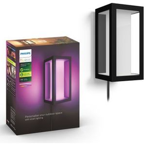 Philips Hue Impress Wandlamp - Wit En Gekleurd Licht - Zwart - Lowvolt