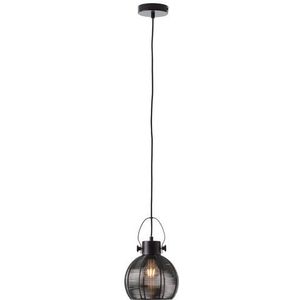Brilliant Hanglamp Sambo Zwart ⌀20cm E27 | Hanglampen