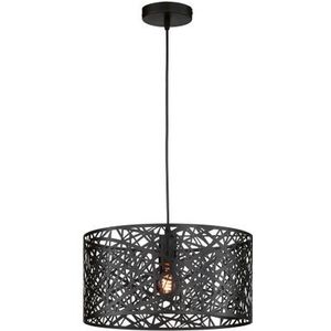 Fischer & Honsel Hanglamp Ted Zwart ⌀40cm E27