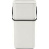 Brabantia Sort & Go Afvalemmer 16l - Light Grey