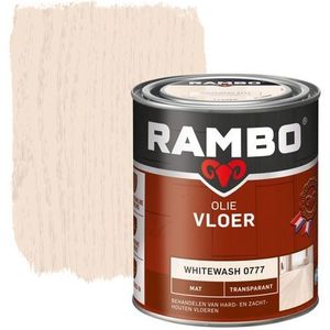 Rambo Vloerolie Transparant Mat Whitewash 0,75l