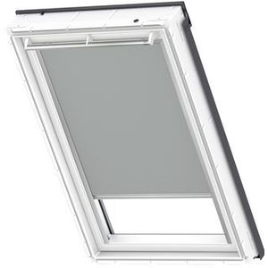 VELUX Origineel Verduisterend Rolgordijn (DKL), Zilveren Kozijn, M04, Grijs