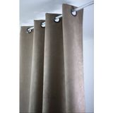 Gordjin Lichtdoorlatend Sweet Taupe 145x260cm | Gordijnen