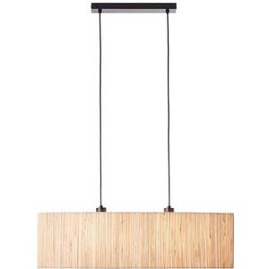 Brilliant Hanglamp Wimea Zeegras Zwart 2xe27 52w | Hanglampen