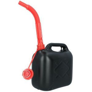 Carpoint Jerrycan Kunststof Zwart/rood 5l | Auto-accessoires