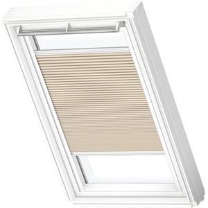 Velux Manueel Verduisterend Plisségordijn Fhc S06 1155swl Beige White Line | Raamdecoratie