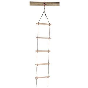 Swingking Touwladder 5x Houten Treden | Buitenspeelgoed onderdelen