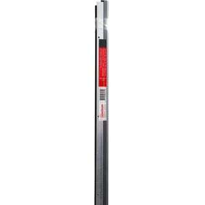 Maclean Tochtstrip - Opbouw - Aluminium + Zwart Rubber - Deuren En Ramen - Kieren Tot 18mm - 2,3m