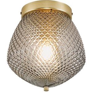 Nordlux Plafondlamp Orbiform Gerookt Glas ⌀20cm E27 | Plafondlampen