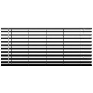 Decosol Jaloezie Horizontaal Aluminium Matzwart 25mm 200x180cm | Jaloezieën