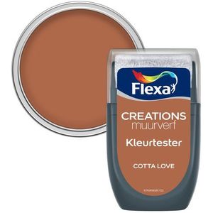 Flexa Muurverf Tester Creations Cotta Love 30ml | Verf testers