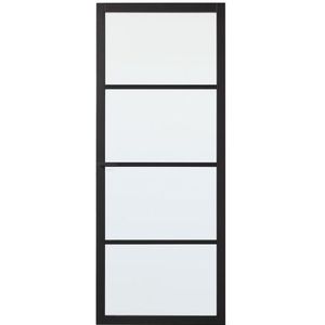 Cando Industrial Binnendeur Bradford Blank Glas Stomp 83x211,5 Cm | Binnendeuren