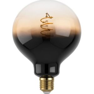 Eglo - Ledfilamentlamp Globe - Zand - D12,5cm - Dimbaar - Warm Wit - E27 - 4w