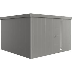 Biohort Tuinhuis Neo 4d Standaard Deur Quartz Grijs Metallic 348x348x222cm