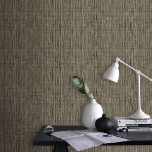Sublime Vliesbehang Grass Bruin Goud