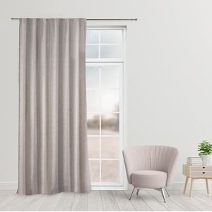 Vitrage Charlie Beige Haken 140 X 260 Cm | Gordijnen