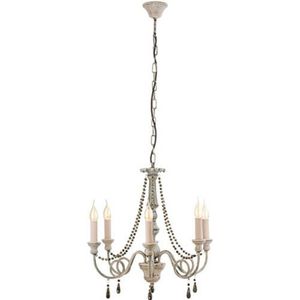 Eglo Kroonluchter Colchester Taupe 6x40w | Hanglampen