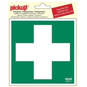Pickup Sticker Eerste Hulp 15x15cm Groen | Belettering