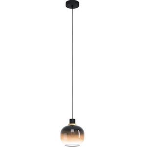 Eglo Hanglamp Oilella Zwart/bruin E27 | Hanglampen