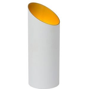 Lucide Tafellamp Quirijn Wit Ø9,6cm E27 | Tafellampen