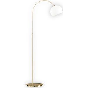 Fischer & Honsel Vloerlamp Bow Messing E27 60w | Vloerlampen