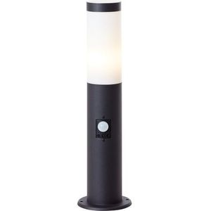 Brilliant Sokkellamp Dody Zwart E27 Met Sensor