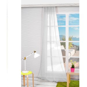 Dolly - Kant En Klaar - Vitrage - Wit - 140 x 250 cm