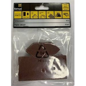 Sencys Schuurpapier K60/80/120 – 30 Stuks | Accessoires