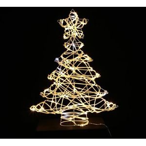 Central Parl Lichtgevende Kerstboom 3d Warm/koel Wit 46,5x11,5x59cm | Kerstverlichting