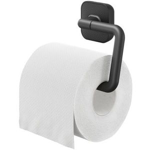 Tiger Carv - Wc rolhouder zonder klep - Toiletrolhouder - Zonder boren met TigerFix (apart verkrijgbaar) - Zwart