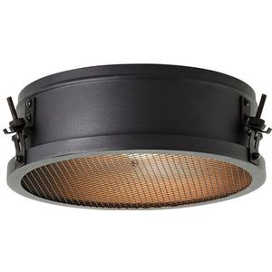 Brilliant Plafondlamp Zois Zwart E27 | Plafondlampen