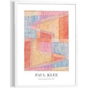 Schilderij Paul Klee Triangles 50 X 70 Cm | Muurdecoratie