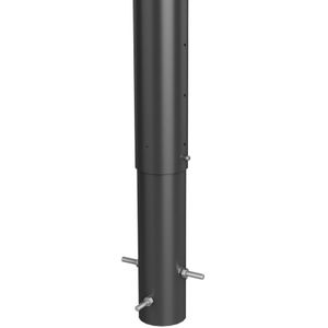 Biohort Paal Betonschutting 180 Cm Hoogte Verstelbaar Donkergrijs-metallic