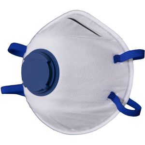 Dexter Ademhalingsbeschermingsmasker - Wit En Blauw - Eén Maat - En149:2001 + A1:2009 | Stofmaskers