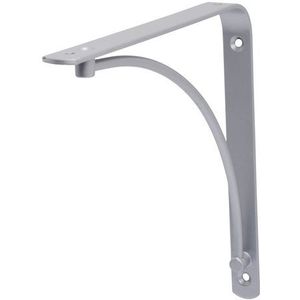 Duraline Plankdrager Arch Mat Zilver 19,5x19,5cm | Muurdecoratie