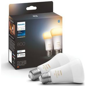 Philips Hue Ledlamp Dim To Warm E27 9w 2 Stuks | Slimme verlichting
