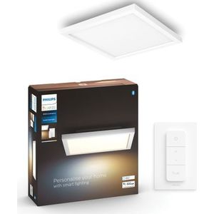 Philips Hue Aurelle plafondlamp White Ambiance vierkant - klein