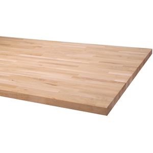 Boomstamtafelblad Eiken 40mm 90x200cm