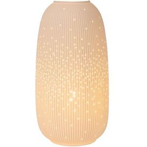 Lucide Tafellamp Flores Wit ⌀17,5cm E14 | Tafellampen